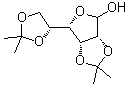 2,3:5,6-二-O-异丙亚基-D-呋喃古洛糖分子结构 (CAS 34685-42-2)