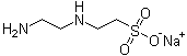 N-(2-氨基乙基)氨基乙烷磺酸钠分子结构 (CAS 34730-59-1)