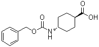 structure of CAS# 34771-04-5, trans-4-(Benzyloxycarbonylamino)cyclohexanecarboxylic acid;trans-4-[[(Phenylmethoxy)carbonyl]amino]cyclohexanecarboxylic acid
