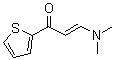 3-二甲基氨基-1-(噻吩-2-基)丙烯酮分子结构 (CAS 34772-98-0)