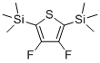 3,4-Difluoro-2,5-bis(trimethylsilyl)thiophene molecular structure (CAS 347838-12-4)