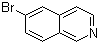 6-溴异喹啉分子结构 (CAS 34784-05-9)