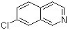 7-氯异喹啉分子结构 (CAS 34784-06-0)