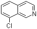 8-氯异喹啉分子结构 (CAS 34784-07-1)