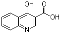 4-羟基-3-喹啉羧酸分子结构 (CAS 34785-11-0)