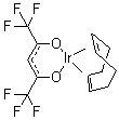 (1,5-环辛二烯)(六氟乙酰基丙酮)铱(I)分子结构 (CAS 34801-95-1)