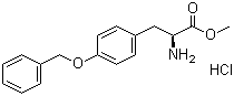 O-苄基-L-酪氨酸甲酯盐酸盐分子结构 (CAS 34805-17-9)