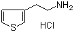 3-噻吩乙胺盐酸盐分子结构 (CAS 34843-84-0)