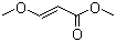 3-甲氧基丙烯酸甲酯分子结构 (CAS 34846-90-7)