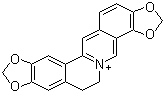 黄连碱分子结构 (CAS 3486-66-6)