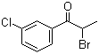 2-溴-3'-氯苯丙酮分子结构 (CAS 34911-51-8)