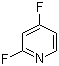 2,4-二氟吡啶分子结构 (CAS 34941-90-7)