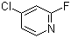 结构式 CAS# 34941-92-9, 4-氯-2-氟吡啶