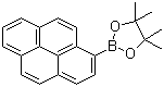芘基-1-硼酸频哪醇酯分子结构 (CAS 349666-24-6)