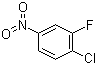 4-氯-3-氟硝基苯分子结构 (CAS 350-31-2)