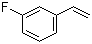 3-氟苯乙烯分子结构 (CAS 350-51-6)