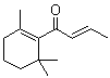 2,6,6-三甲基-1-巴豆酰-1-环己烯分子结构 (CAS 35044-68-9)