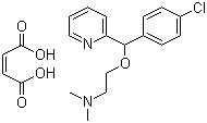 马来酸卡比沙明分子结构 (CAS 3505-38-2)
