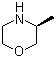 (S)-3-甲基吗啉分子结构 (CAS 350595-57-2)