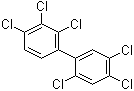 2,2',3,4,4',5'-六氯-1,1'-联苯分子结构 (CAS 35065-28-2)