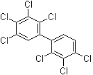 2,2',3,3',4,4',5-七氯-1,1'-联苯分子结构 (CAS 35065-30-6)