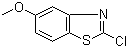 2-氯-5-甲氧基苯并噻唑分子结构 (CAS 3507-28-6)