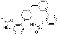 Bifeprunox mesylate molecular structure (CAS 350992-13-1)