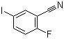2-氟-5-碘苯腈分子结构 (CAS 351003-36-6)