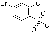 4-溴-2-氯苯磺酰氯分子结构 (CAS 351003-52-6)