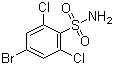 4-溴-2,6-二氯苯磺酰胺分子结构 (CAS 351003-55-9)