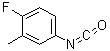 4-氟-3-甲基苯基异氰酸酯分子结构 (CAS 351003-65-1)