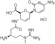 灭瘟素 S 盐酸盐分子结构 (CAS 3513-03-9)