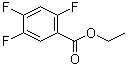 结构式 CAS# 351354-41-1, 2,4,5-三氟苯甲酸乙酯