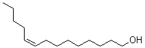(Z)-9-十四碳烯-1-醇分子结构 (CAS 35153-15-2)