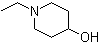 N-乙基-4-羟基哌啶分子结构 (CAS 3518-83-0)