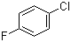 1-氯-4-氟苯分子结构 (CAS 352-33-0)