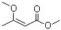 3-甲氧基巴豆酸甲酯分子结构 (CAS 35217-21-1)