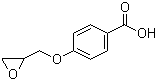 4-(2-环氧乙烷基甲氧基)苯甲酸分子结构 (CAS 35217-95-9)