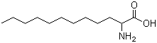 structure of CAS# 35237-37-7, (+/-)-2-Aminododecanoic acid