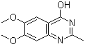 6,7-二甲氧基-2-甲基喹唑啉-4-醇分子结构 (CAS 35241-23-7)
