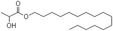 十六烷基乳酸酯分子结构 (CAS 35274-05-6)