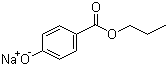 尼泊金丙酯钠分子结构 (CAS 35285-69-9)