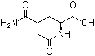 N-乙酰-L-谷氨酰胺分子结构 (CAS 35305-74-9)
