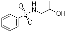 N-(2-羟丙基)苯磺酰胺分子结构 (CAS 35325-02-1)