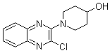 1-(3-氯-2-喹喔啉基)-4-哌啶醇分子结构 (CAS 353257-77-9)