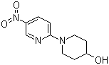 1-(5-硝基吡啶-2-基)哌啶-4-醇分子结构 (CAS 353258-16-9)