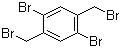 1,4-二溴-2,5-双(溴甲基)苯分子结构 (CAS 35335-16-1)