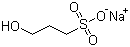 3-羟基丙烷-1-磺酸钠分子结构 (CAS 3542-44-7)