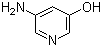 3-氨基-5-羟基吡啶分子结构 (CAS 3543-01-9)