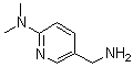 6-(二甲基氨基)-3-吡啶甲胺分子结构 (CAS 354824-17-2)